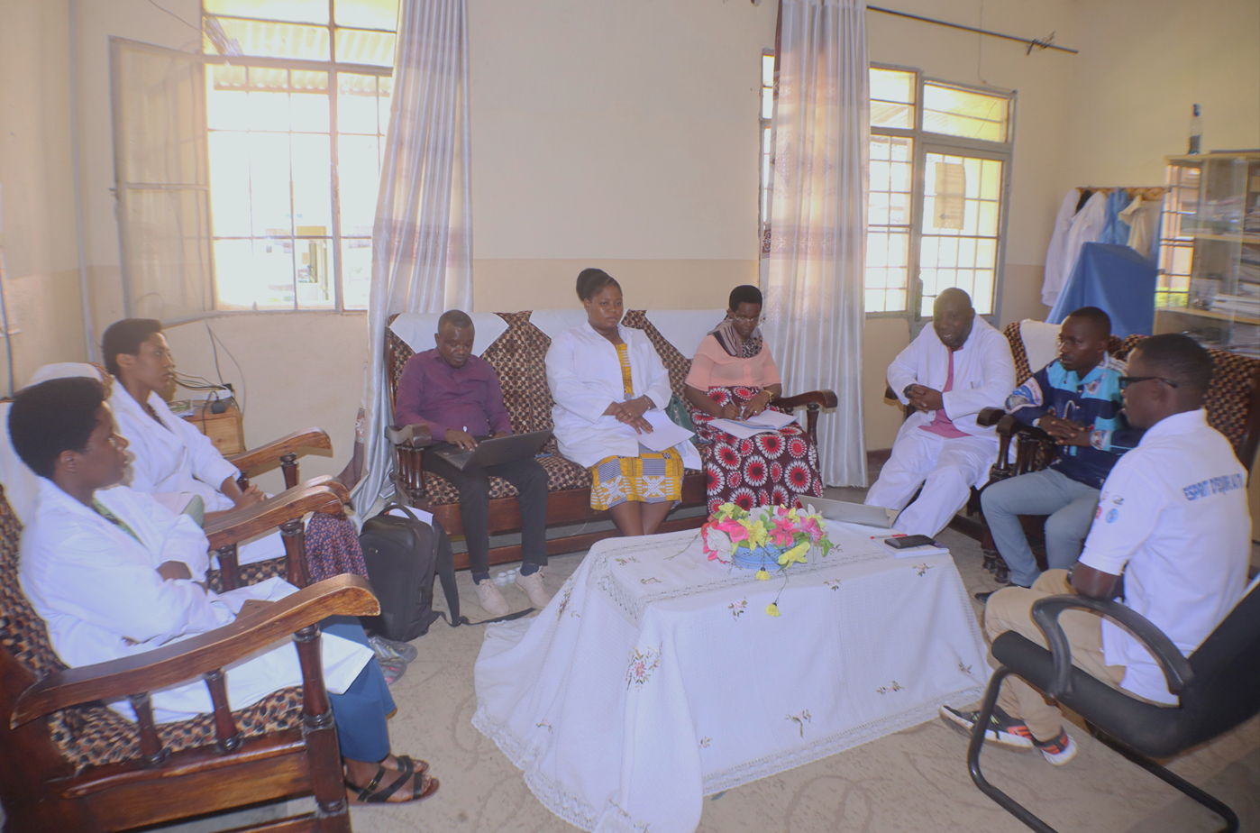 Visite du THARS à l’Hôpital de Rumonge dans le cadre du Partner Risk Assessment (PRA) :Phase II du projet NI ABACU